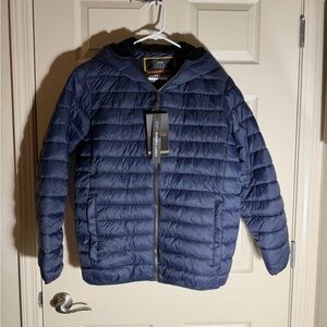 NWT Hawke & Co Men's Puffer Jacket Navy Medium